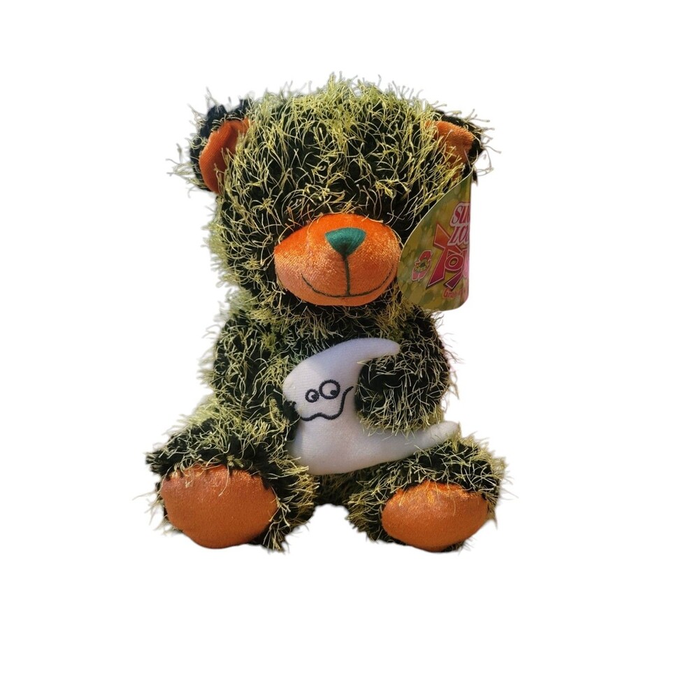NWT 11" Sugar Loaf Kelly Toy Halloween Bear With Ghost Plush Stuffed Animal